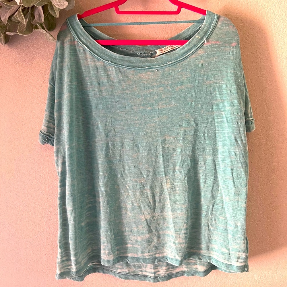 Free people turquoise top
